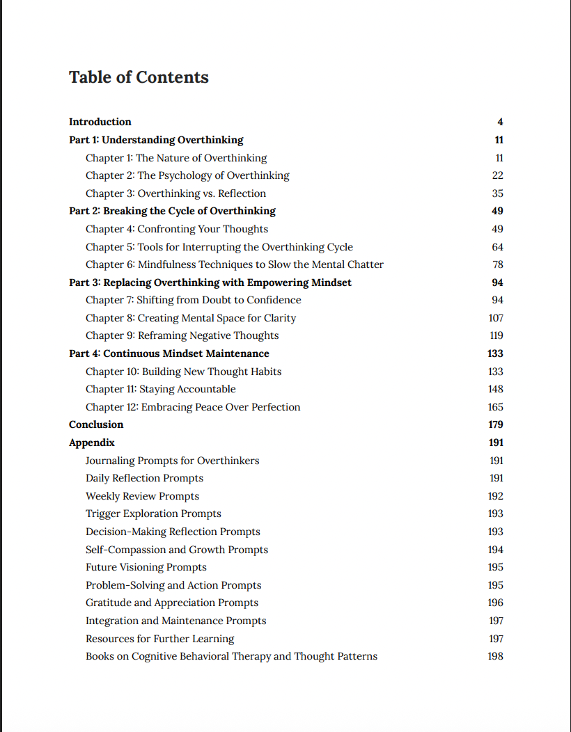 Unlearn Overthinking: Free Your Mind from the Endless Cycle